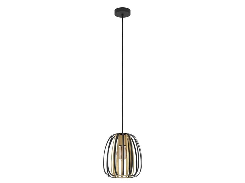 EGLO ENCINITOS Hängeleuchte, schwarz, gold