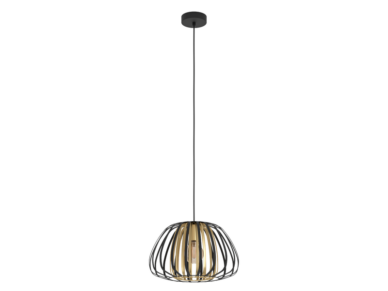 EGLO ENCINITOS Hängeleuchte, schwarz, gold