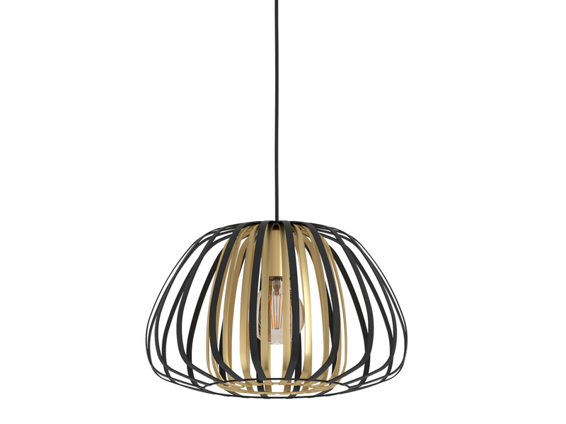 EGLO ENCINITOS Hängeleuchte, schwarz, gold