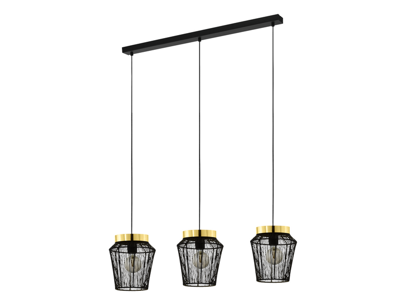 EGLO ESCANDIDOS Hängeleuchte, schwarz, gold