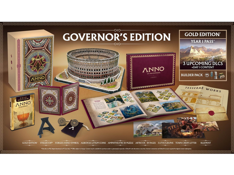 Anno 117 Pax Romana - Governor's Edition - Sony PlayStation 5 - Strategie - PEGI 12