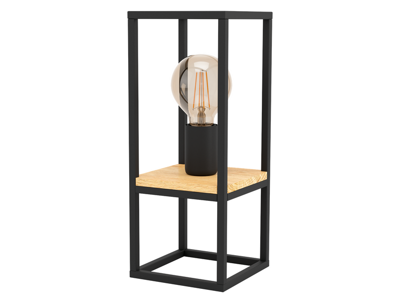 EGLO LIBERTAD Tischleuchte, schwarz, braun