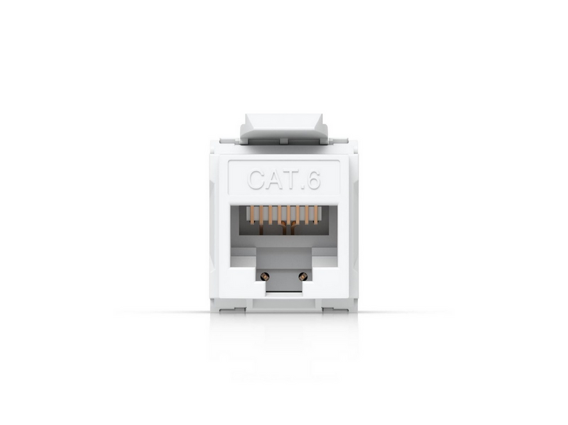 Ubiquiti UniFi Cat6 Keystone Jack (12-Pack) - Weiß