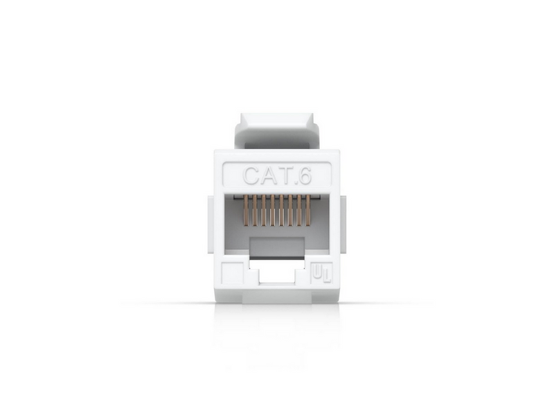 Ubiquiti UniFi Cat6 Keystone Coupler (12-Pack) - Weiß