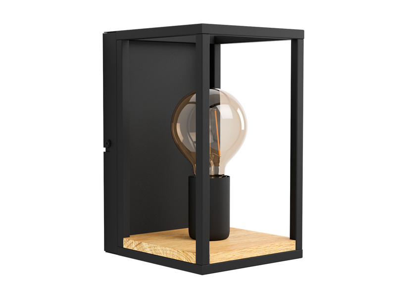 EGLO LIBERTAD Wandleuchte, schwarz, braun