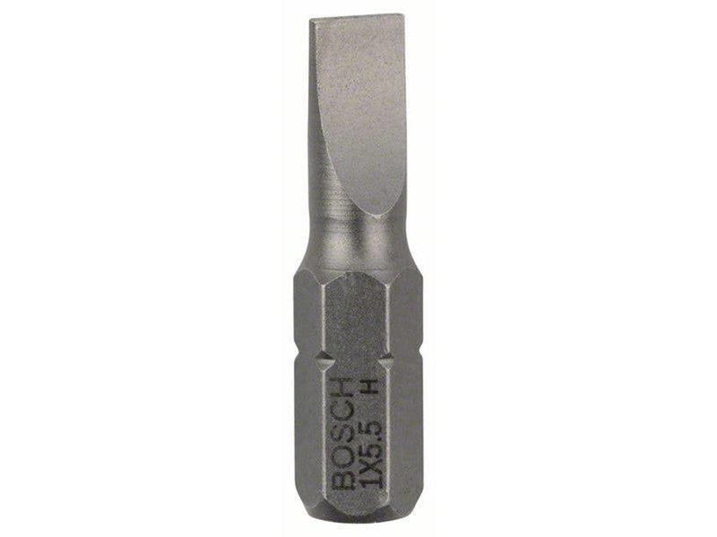 Bosch Flat Bits 5.5 mm extra hard 1.0 x 5.5 25mm 25 pcs.