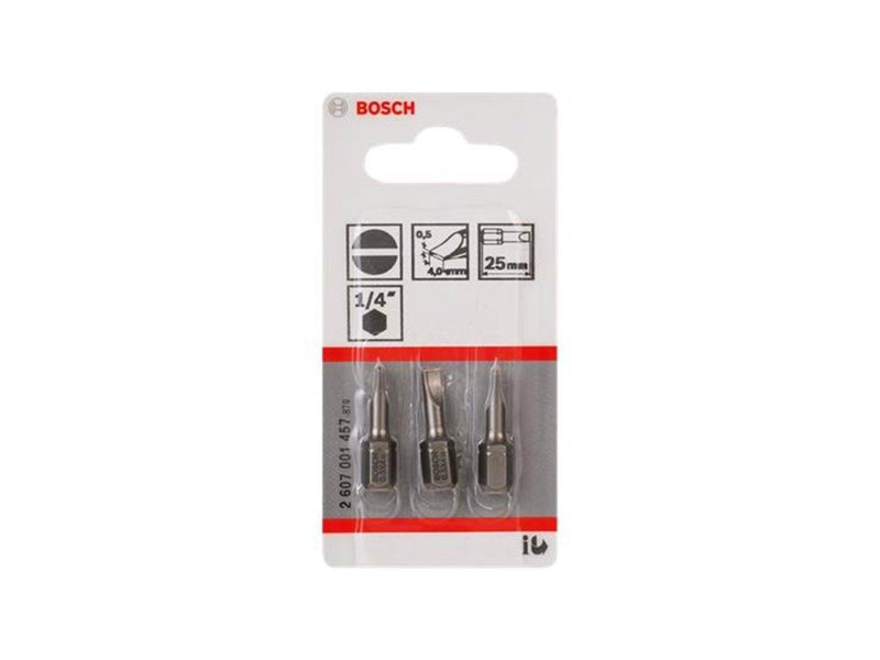 Bosch Flat Bits 5.5 mm extra hard 1.0 x 5.5 25mm 25 pcs.