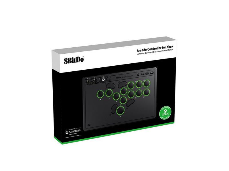 8BitDo Arcade - Xbox - PC - Wired Arcade stick - Microsoft Xbox One