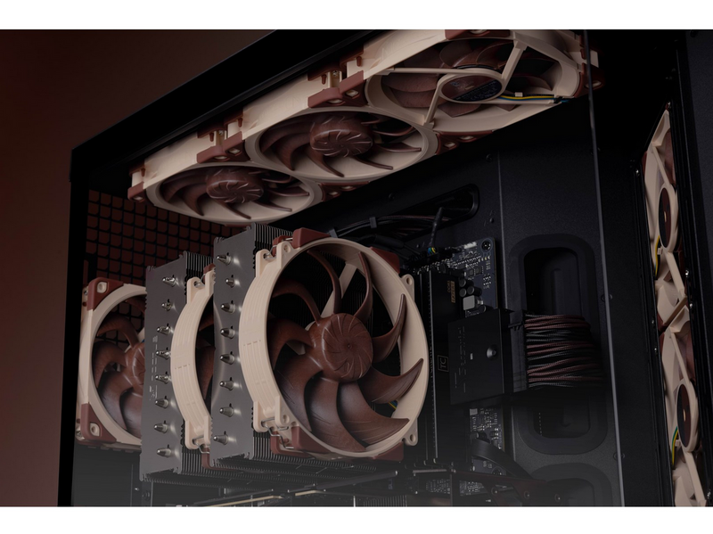 Noctua NF-A12x25 G2 PWM - Gehäuselüfter - 120mm - Braun - 22 dBA