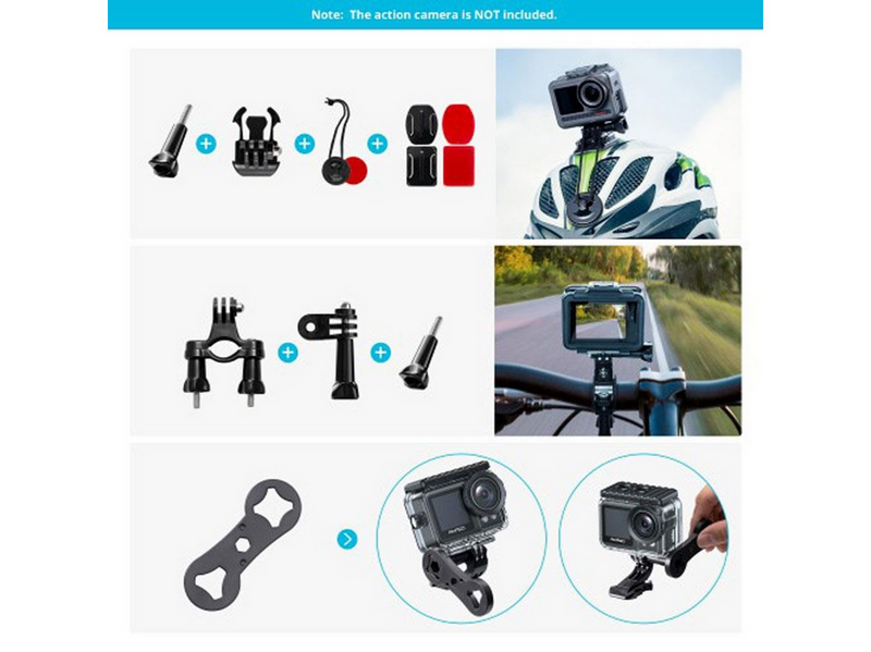 Akaso Action Camera Accessories (60 pcs)