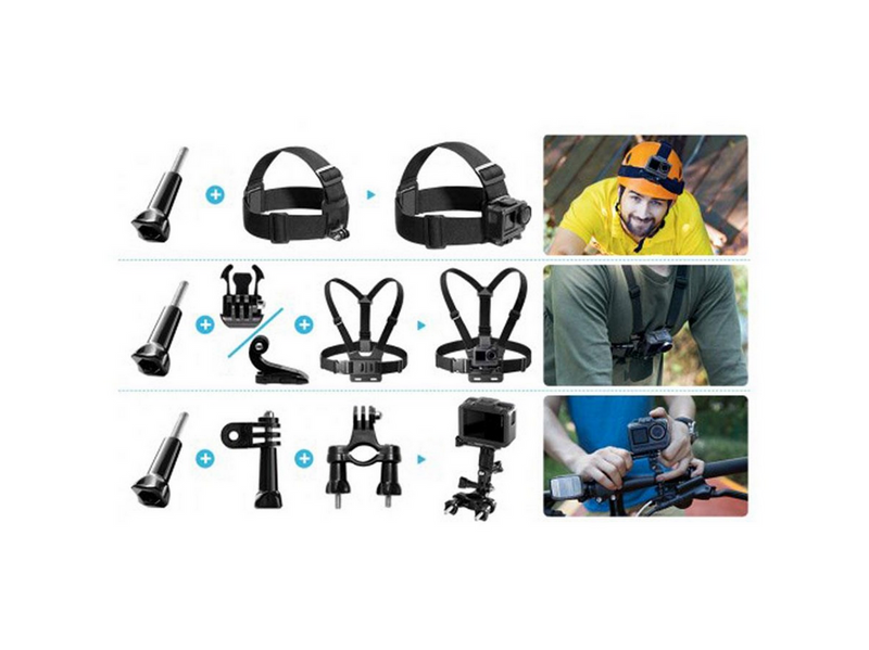 Akaso Action Camera Accessories (60 pcs)