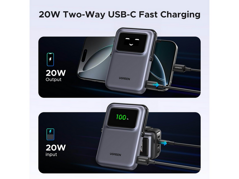 UGREEN Uno Magnetic Wireless 7.5W - 10000 mAh