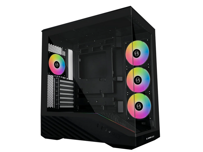 Lian Li V100 Black (4x ARGB fans) - Gehäuse - Miditower - Schwarz