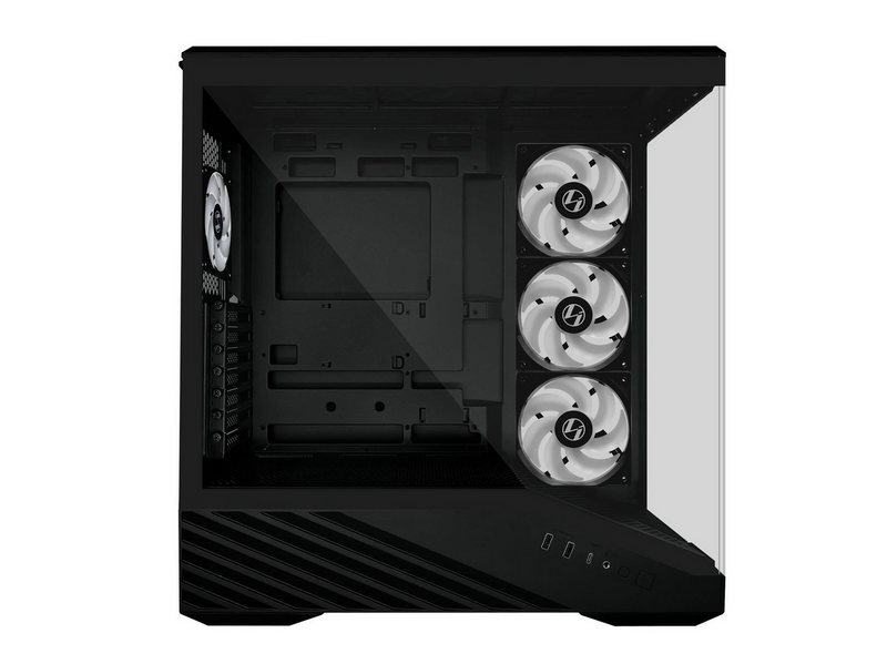Lian Li V100 Black (4x ARGB fans) - Gehäuse - Miditower - Schwarz