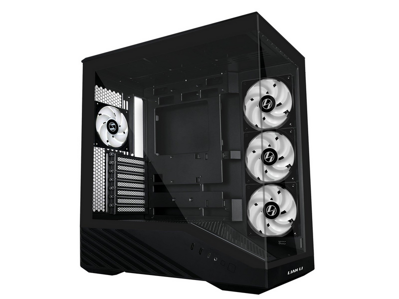 Lian Li V100 Black (4x ARGB fans) - Gehäuse - Miditower - Schwarz