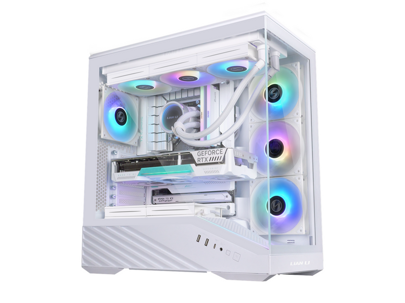 Lian Li V100 White (4x ARGB fans) - Gehäuse - Miditower - Weiß