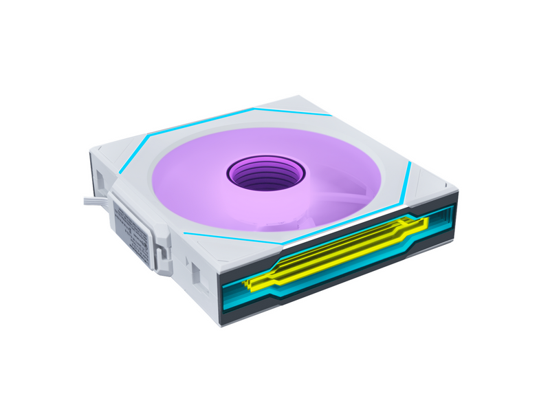 Lian Li UNI FAN SL INF Wireless White 120mm - Gehäuselüfter - 120mm - Weiß mit RGB-Beleuchtung - 30 dBA