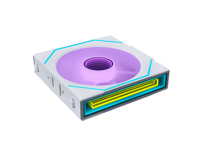 Lian Li UNI FAN SL INF Wireless White 120mm - Gehäuselüfter - 120mm - Weiß mit RGB-Beleuchtung - 30 dBA