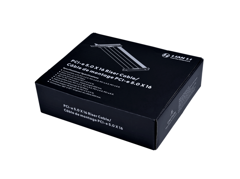 Lian Li PCIe 5.0 X16 Riser cable black