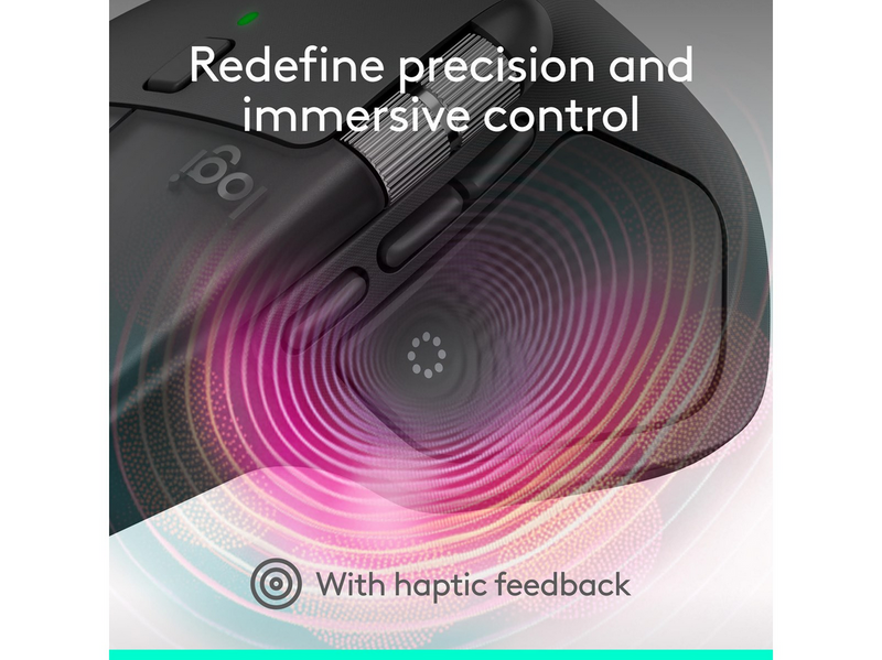 Logitech MX Master 4 (Graphite) - Ergonomische Maus (Schwarz)
