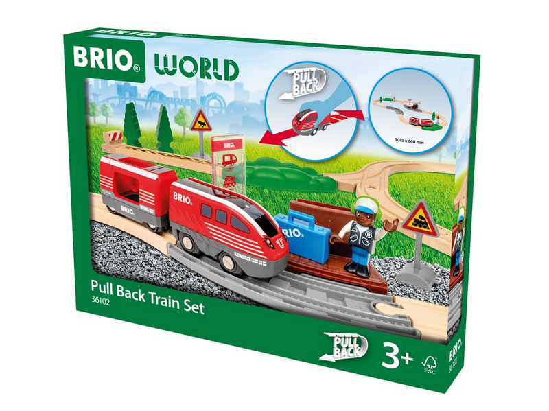 Brio Zugset mit Rückziehmotor