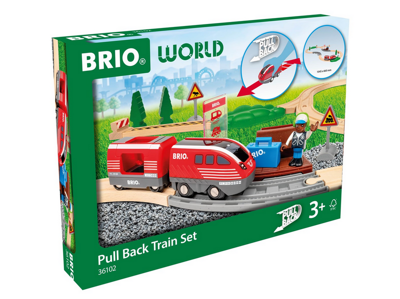 Brio Zugset mit Rückziehmotor