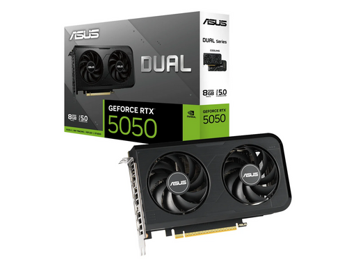 ASUS GeForce RTX 5050 DUAL OC - 8GB GDDR6 RAM - Grafikkarte