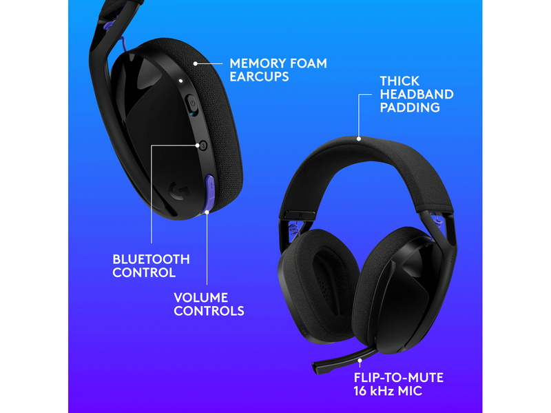 Logitech G321 Wireless Gaming Headset - Schwarz