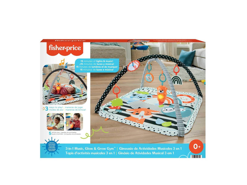 Fisher Price 3-in-1 Music Glow and Grow Gym