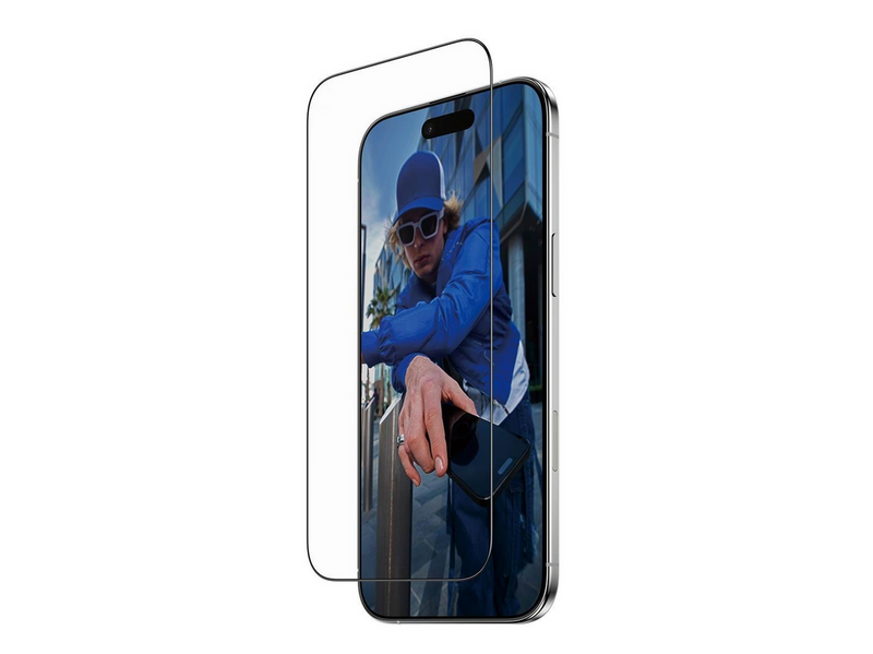 PanzerGlass Screen Protector w. Black Frame iPhone Air | Ultra-Wide Fit w. FASTFIT IN-A-BOX
