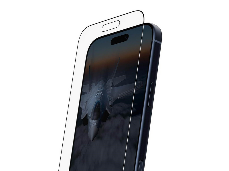 PanzerGlass Stealth Screen Protector w. Black Frame iPhone 17 Pro Max | Ultra-Wide Fit w. FASTFIT IN-A-BOX