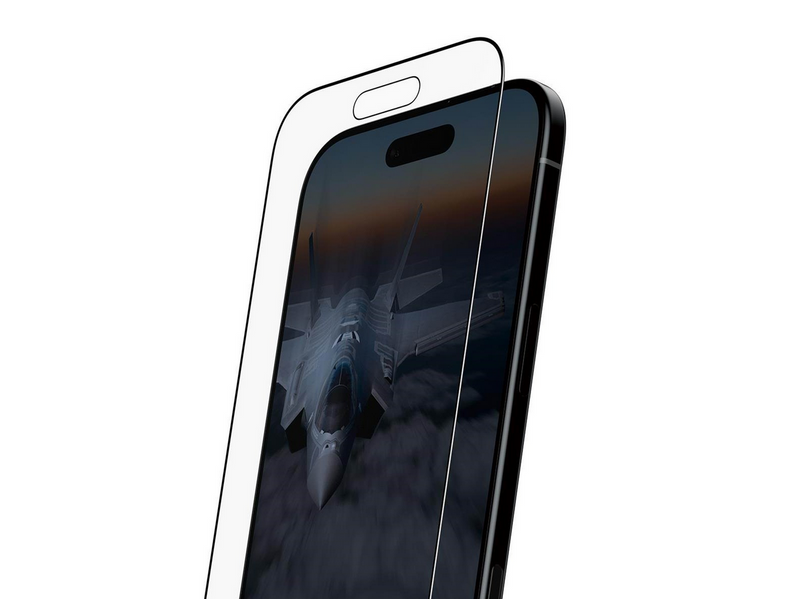 PanzerGlass Stealth Screen Protector w. Black Frame iPhone Air | Ultra-Wide Fit w. FASTFIT IN-A-BOX