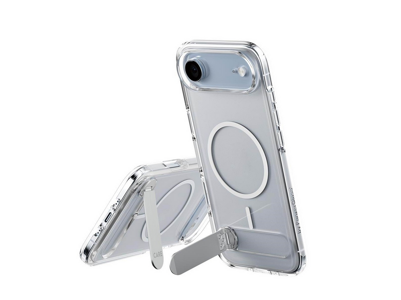 CARE by PanzerGlass Feature Case Transparent w. Kickstand & MagSafe iPhone Air