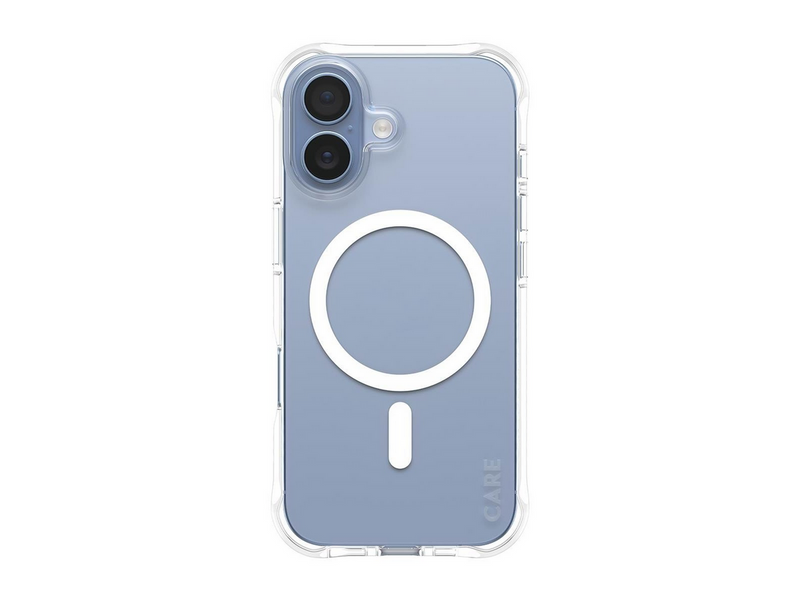 CARE by PanzerGlass Fashionable Case Samba Transparent w. White MagSafe iPhone 17