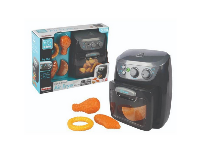 Red box Air Fryer med lys & lyd