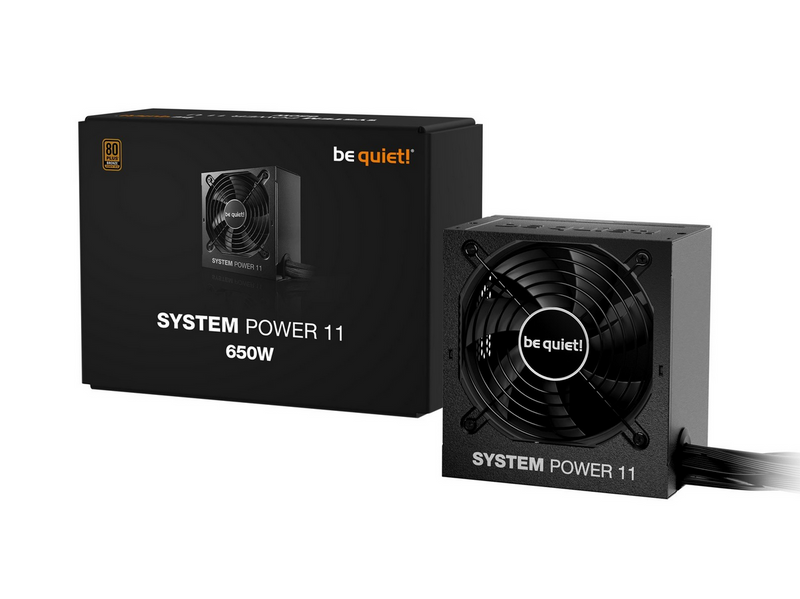 be quiet! System Power 11 650W Netzteile - 650 Watt - 120 mm - ATX 3.1 - 80 Plus Bronze zertifiziert