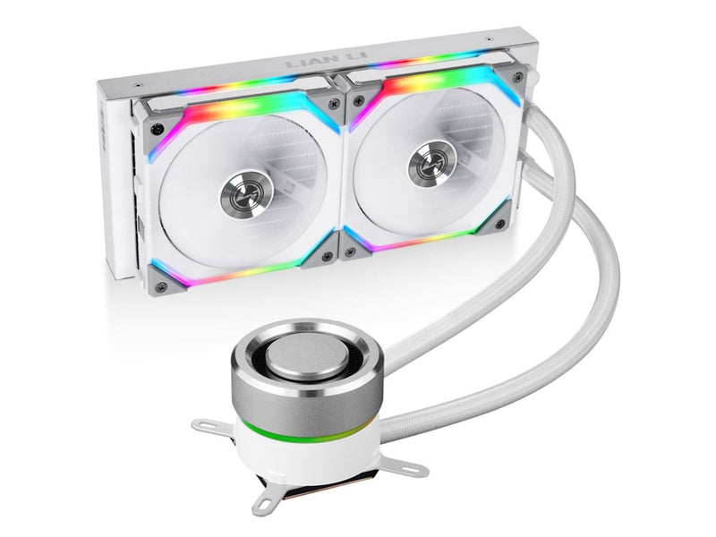 Lian Li GALAHAD AIO 240 SL RGB V2 - White - CPU-Wasserkühlung - Max 32 dBA