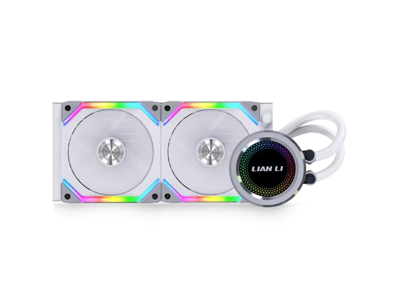 Lian Li GALAHAD AIO 240 SL RGB V2 - White - CPU-Wasserkühlung - Max 32 dBA