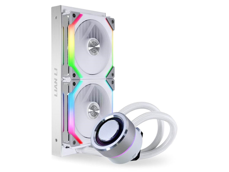 Lian Li GALAHAD AIO 240 SL RGB V2 - White - CPU-Wasserkühlung - Max 32 dBA