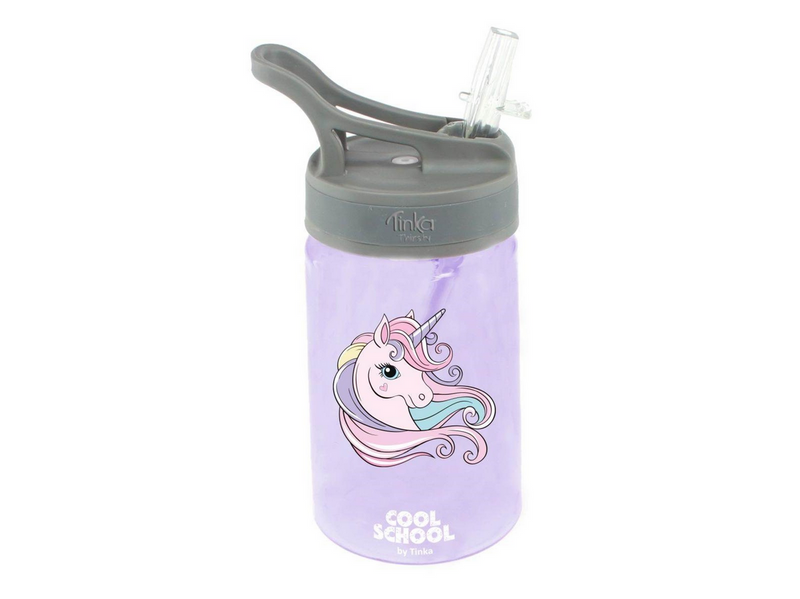 Tinka DRINKING BOTTLE UNICORN LILLA COOL SCHOOL