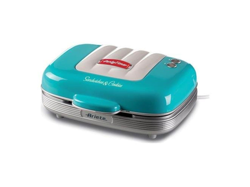 Ariete Toaster Party Time 3-in-1 Sandwich & Cookies Blue