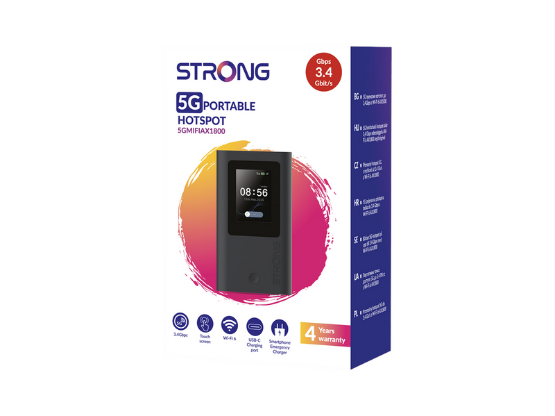 Strong 5G Portable Router - WiFi 6 - 6 Hour Battery life