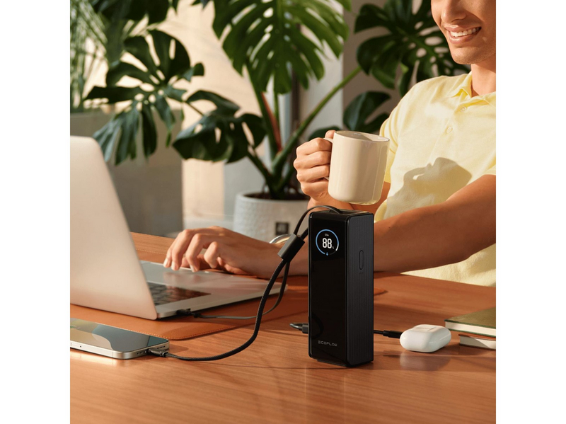 EcoFlow RAPID 25K 170W - 2x Integrierte 100W USB-C-Kabel - 25000 mAh