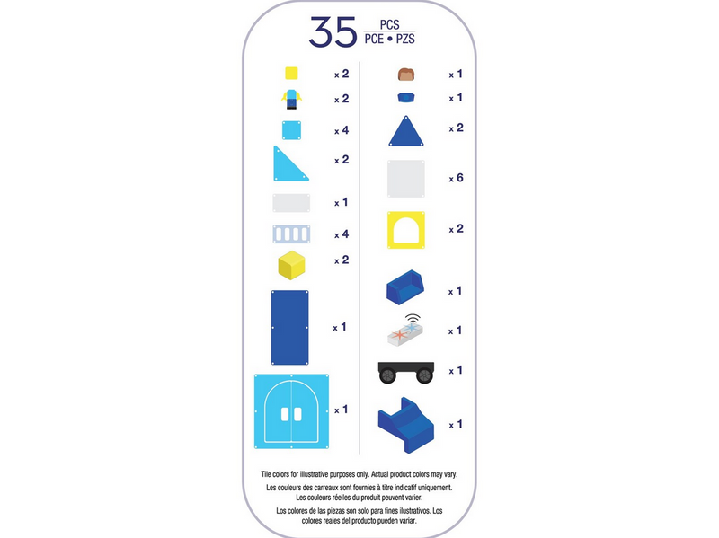 Magna-Tiles Police Station 35 pcs