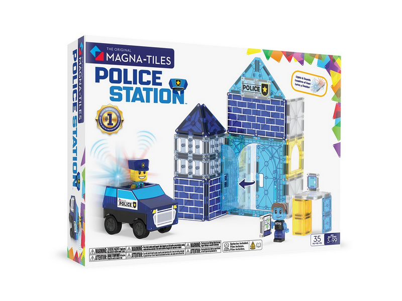 Magna-Tiles Police Station 35 pcs