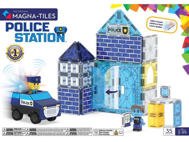 Magna-Tiles Police Station 35 pcs