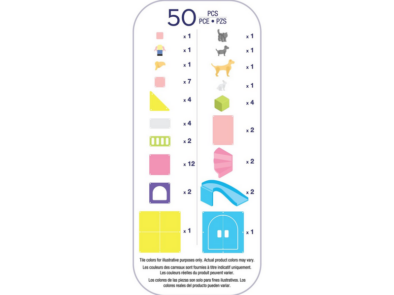 Magna-Tiles Pet Playhouse 50 pcs