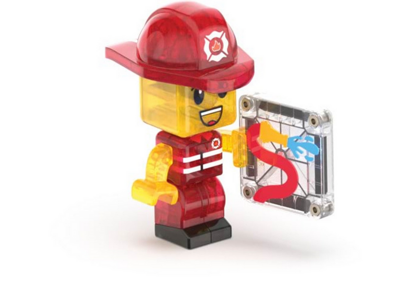 Magna-Tiles Fire Station