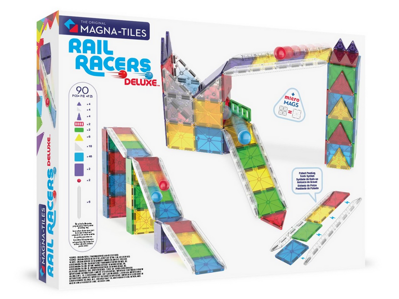 Magna-Tiles Rail Racer 90 pcs