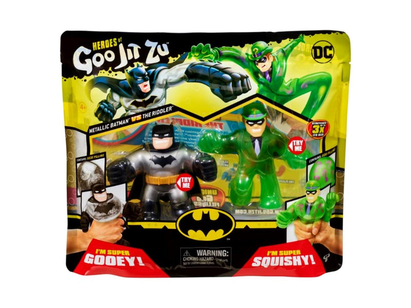 Goo Jit Zu DC S3 VS PACK BATMAN VS RIDDLER ASS